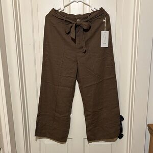 Joie Brown Trousers with Adjustable Waist